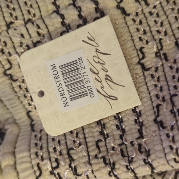 FREE PEOPLE Tory Embroidered Mini Dress Ivory Medium NEW Boho Chic - Picture 13 of 13